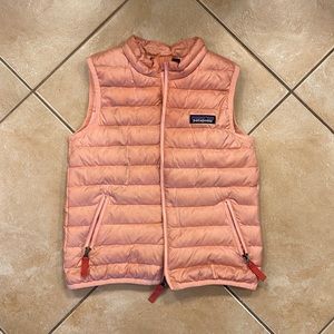 Patagonia Puffer Vest. Pink, sz 4T